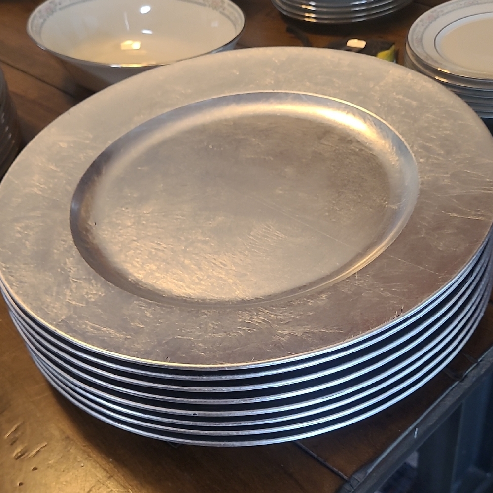 Elegant Silver Charger Plates